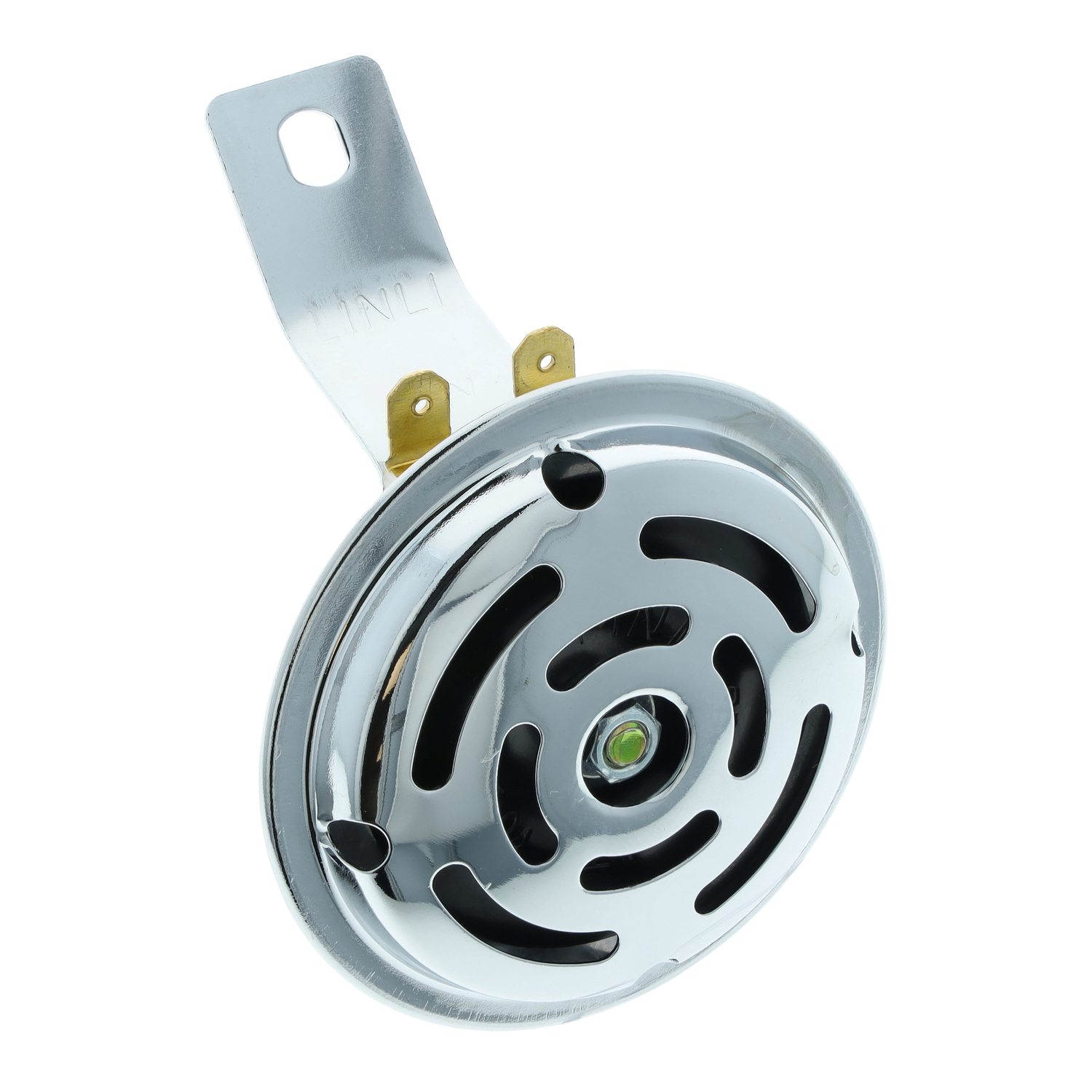 Hupe, Signalhorn 12V - verchromt - S50, S51, S70 - Befestigung am Gehäusemittelt